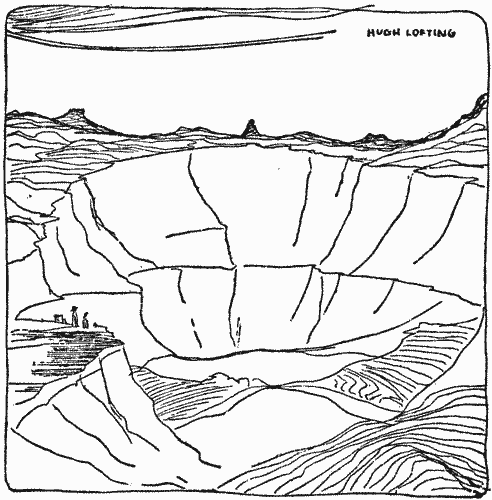 "It was a sort of basin"