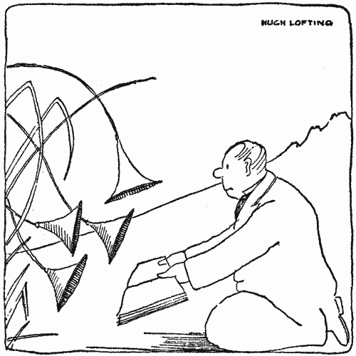 "He held them before the lilies"