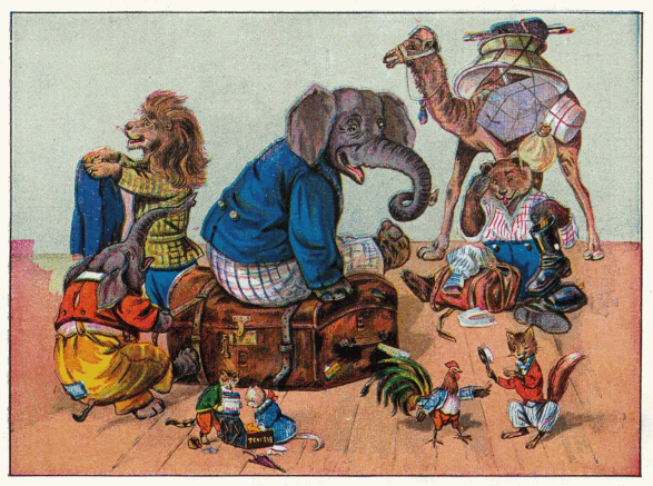 THE NEXT THING THEY DID WAS TO START THE PACKING.