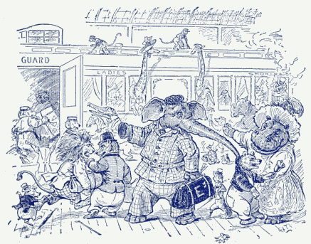 getting on the train