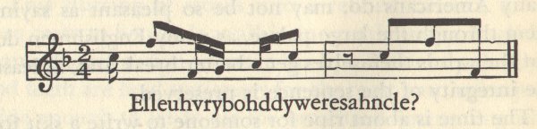 musical notes on a staff