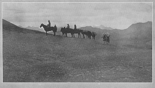 CROSSING A PASS IN THE ATHABASKA COUNTRY