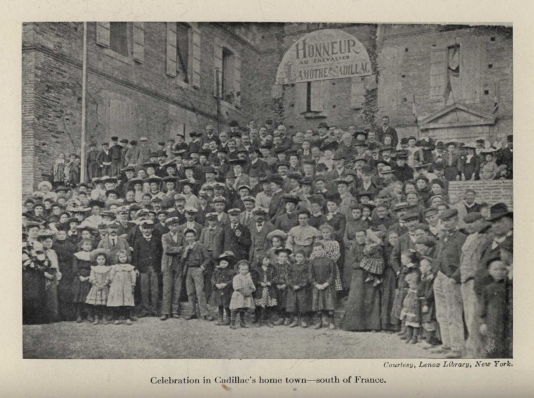 Celebration in Cadillac's home town--south of France.