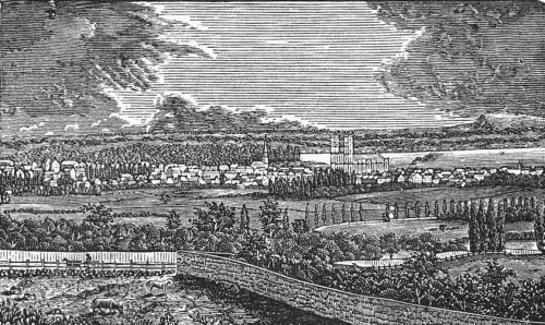 MONTREAL FROM COTE DES NEIGES HILL.