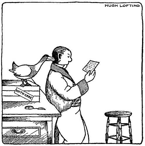 &ldquo;Dab-Dab looked over his shoulder&rdquo;