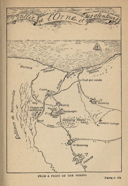 Vall�e de l'Orne et ses alentours.  FROM A PRINT OF THE PERIOD