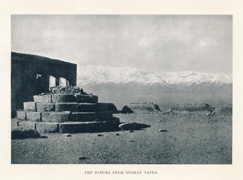 THE ELBURZ FROM DOSHAN TAPEH.