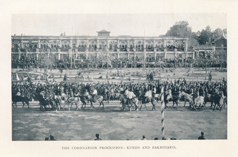 THE CORONATION PROCESSION: KURDS AND BAKHTIARIS.