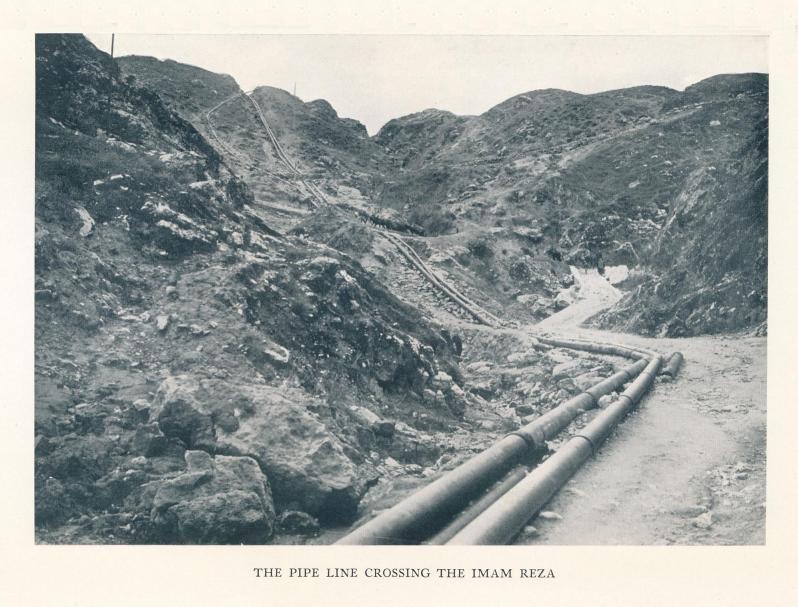 THE PIPE LINE CROSSING THE IMAM REZA