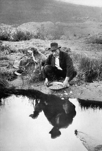 For once you've panned the speckled sand and seen the bonny dust.