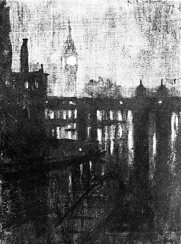 CLOCK TOWER&mdash;NIGHT