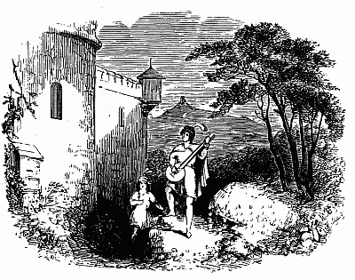 Blondel discovering Richard C&oelig;ur de Lion.