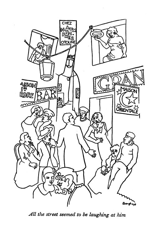 All the street seemed to be laughing at him